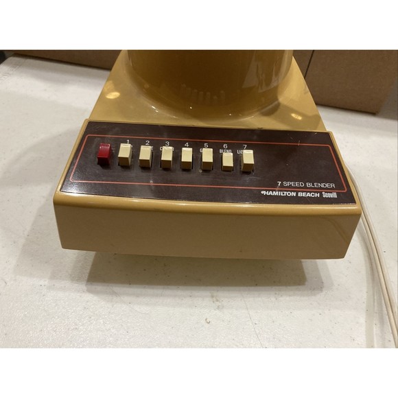 VTG Hamilton Beach 7 Speed Blender Scovill Model 600 - 1 Used READ Vintage - Picture 2 of 10